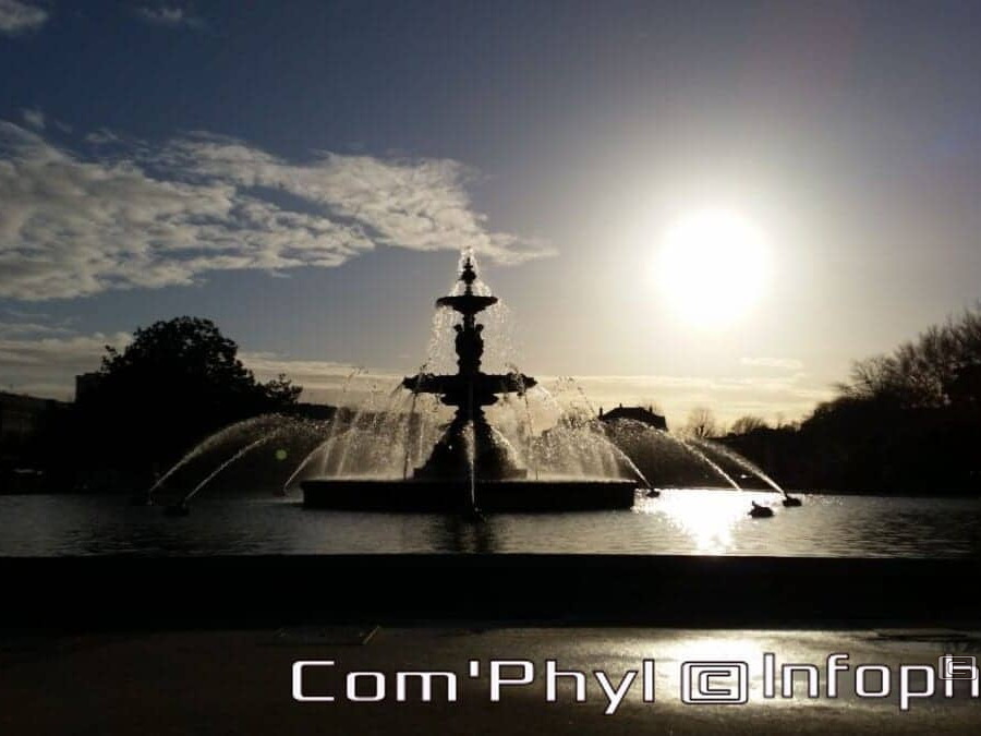 Fontaine - Jardin du mail - Angers 