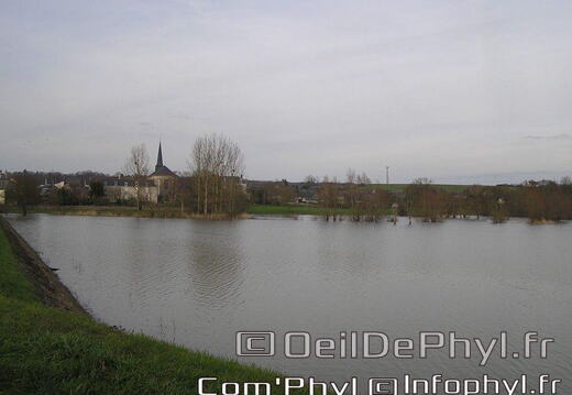 Inondation Soucelles Villevêque - 2007
