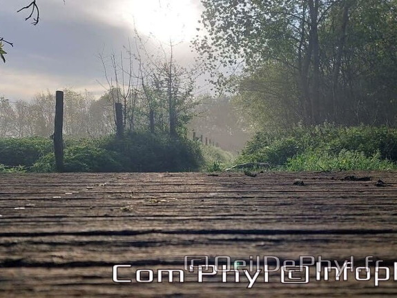 Pdj : 17 mai 2023 - Le pont et la brume matinale